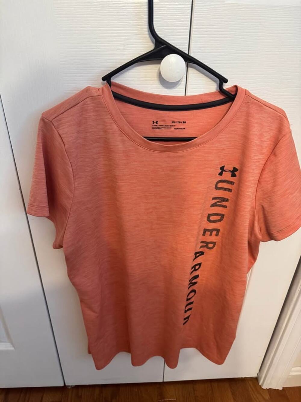 Under Armour Speed Stride Womens XL Orange T-Shirt
